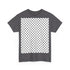 Keffiyeh Pattern Heavy Cotton Tee - Modern Mesh Design Streetwear T-Shirt